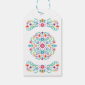 お花のフィエスタ バースデー シャワー ウェディング サンクス ギフトタグ (裏面)