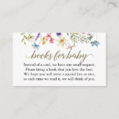 お花のベイビーシャワーブックリクエスト ベイビーイン・ブルーム エンクロージャーカード (正面)