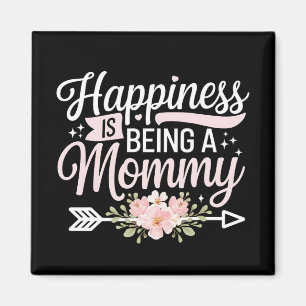 お花のママは幸せ Mother's Day マグネット