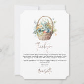 お花のマーケット ブライダルシャワー, フラワーブライダルシャワー サンキューカード (正面)