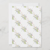 お花のワイルドフラワー ウェディング ダイシーの保存日 セーブザデート (裏面)