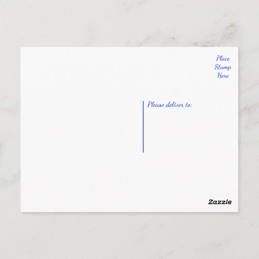 お花の感謝を伝えるデイジー蝶の野の花 ポストカード (裏面)