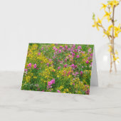 お花の願いフィールド カード (黄色い花)