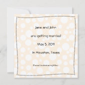 お花のSave the Dateテンプレート 招待状 (裏面)