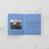 お花を買ってこなかった理由のカード カード (内部)