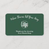 🌺🌿お花屋さんお選びいただき、ありがとうございます 名刺 (正面)