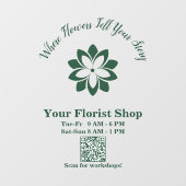 🌸お花屋さん、カスタムビニールサイン ウィンドウサイン (シート)