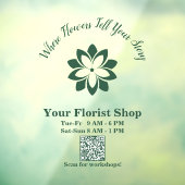 🌸お花屋さん、カスタムビニールサイン ウィンドウサイン (シート3)