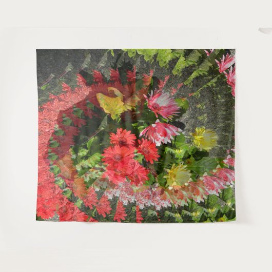 お花束..... タペストリー (正面(横))