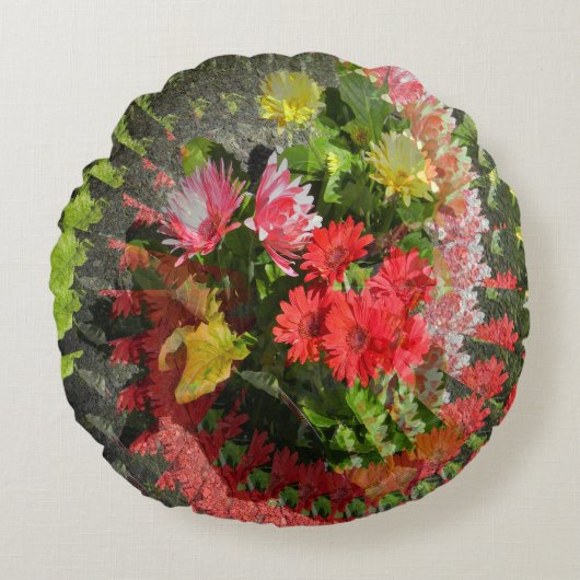 お花束..... ラウンドクッション (正面)