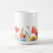 お花畑 ミックス&マッチ コーヒーマグカップ (中央)