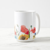 お花畑 ミックス&マッチ コーヒーマグカップ (正面右)