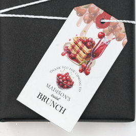 お花見のお祝い - カスタマイズ可能 ギフトタグ