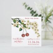 お花見の枝でお日程を保存 招待状 (スタンド正面)