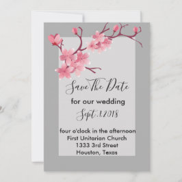 お花見の記念日 招待状