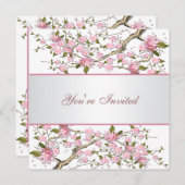 お花見オールシーズンパーティー 招待状 (正面/裏面)