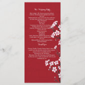 お花見式典プログラム プログラム (裏面)