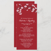 お花見式典プログラム プログラム (正面/裏面)