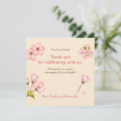 お花見 サンキューカード (スタンド正面)