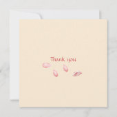 お花見 サンキューカード (裏面)