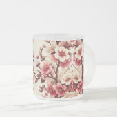 お花見 フロストグラスマグカップ (正面右)