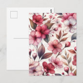 お花見 ポストカード (正面/裏面)