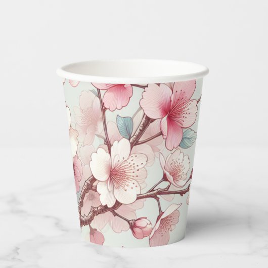 お花見 紙コップ (正面)
