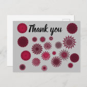 お花 ありがとう ポストカード (正面/裏面)