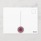 お花 ありがとう ポストカード (裏面)