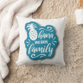 「お花」とは、家族の引用文 クッション (ブランケット)