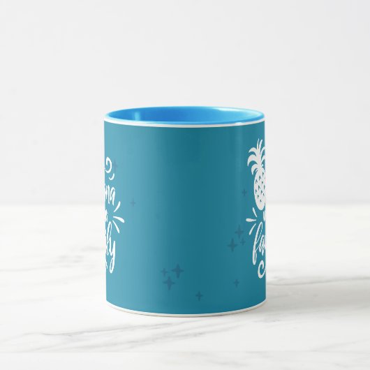 「お花」とは、家族の引用文 マグカップ (中央)