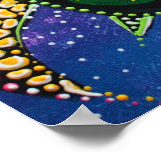 「お花」は家族のポスターを意味する ポスター (角)