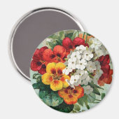 お花 マグネット (正面/裏面)