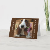 **お花***誕生日* カード (正面)