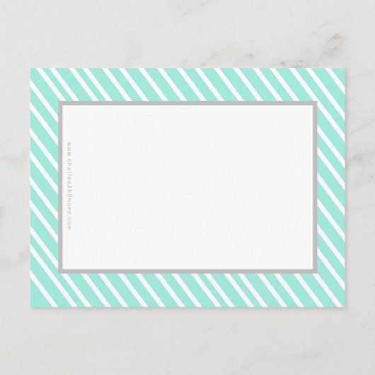 お茶おもしろいのジョークを飛ばす ポストカード (裏面)