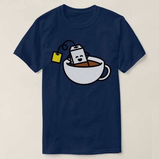 お茶おもしろいバッグお茶の恋人お茶ドリンカー Tシャツ (デザイン正面)