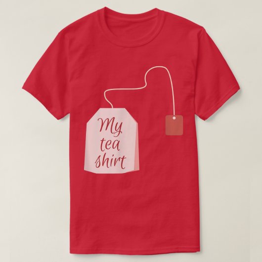 お茶おもしろい好きTシャツ – 「My Tea Shirt」 Tシャツ (デザイン正面)