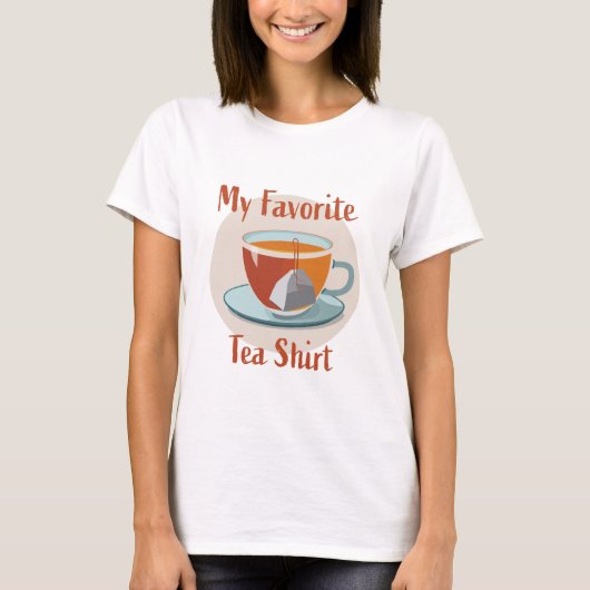 お茶お気に入りのシャツ Tシャツ (正面)