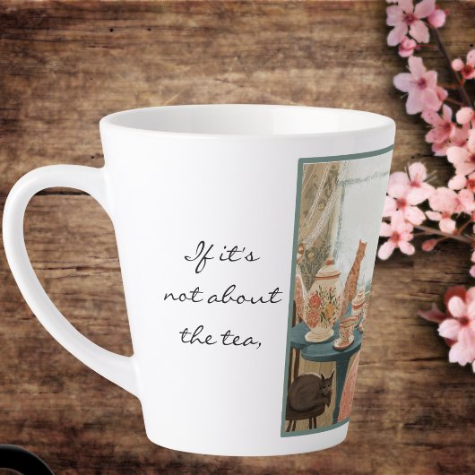 お茶お洒落好きのマグカップを笑う。 カフェラテマグ