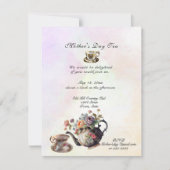 お茶かわいらし杯母の日ブライダルシャワー 招待状 (正面)