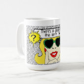 お茶か？ コーヒーマグカップ (正面左)