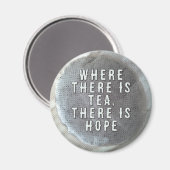 お茶がある場所ホープ磁石がある マグネット (正面/裏面)