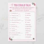 お茶がもしブライダルシャワーお茶パーティーゲーム アドバイスカード (正面)