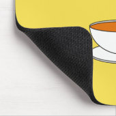 お茶がハッピースローガンを見つけるので、日本のスタイルカップ マウスパッド (コーナー)