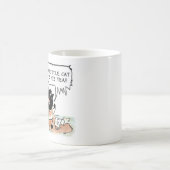 お茶が欲しい子猫がいる! コーヒーマグカップ (中央)