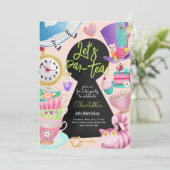 お茶しよう！お茶の誕生日 招待状 (スタンド正面)