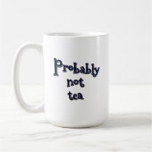 お茶じゃないかも コーヒーマグカップ (左)