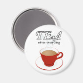 お茶ですべてを解決 マグネット (正面/裏面)