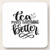 お茶で引用文が向上 コースター (正面)