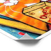 お茶とシリアルの猫 ポスター (角)